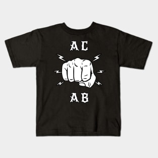 ACAB Lightning Fist Fight Kids T-Shirt